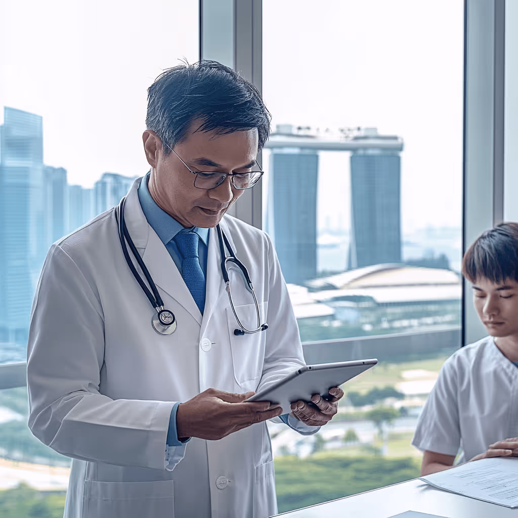 How much do doctors earn in Singapore?